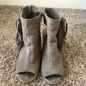 Bootie Qupid  fringe bootie